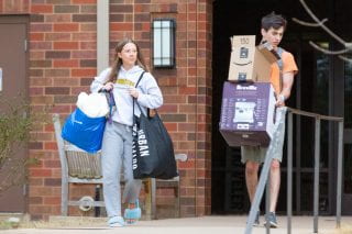 students moving out